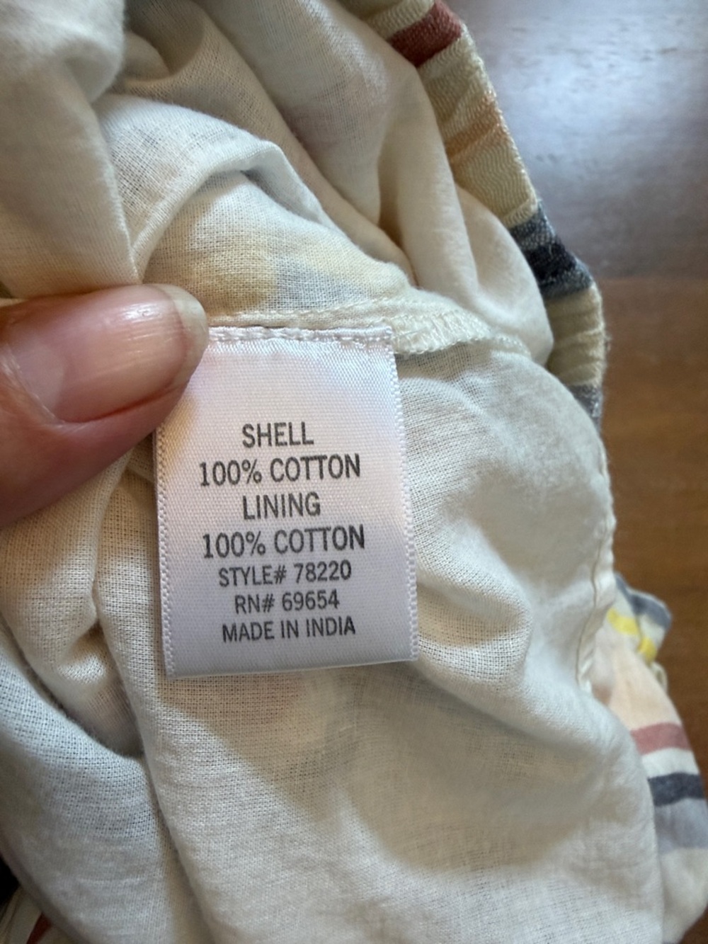 Francesca’s Sz M Striped Ruffle Hem Women’s Shorts - Multicolor - Picture 6 of 11